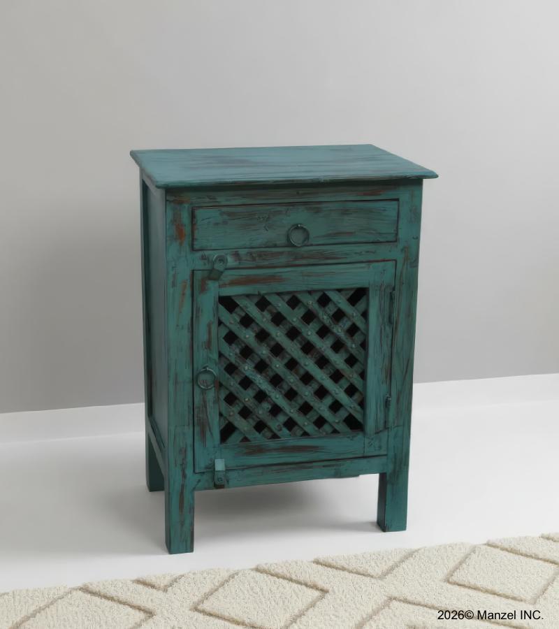 SOLID WOOD NIGHTSTAND END TABLE