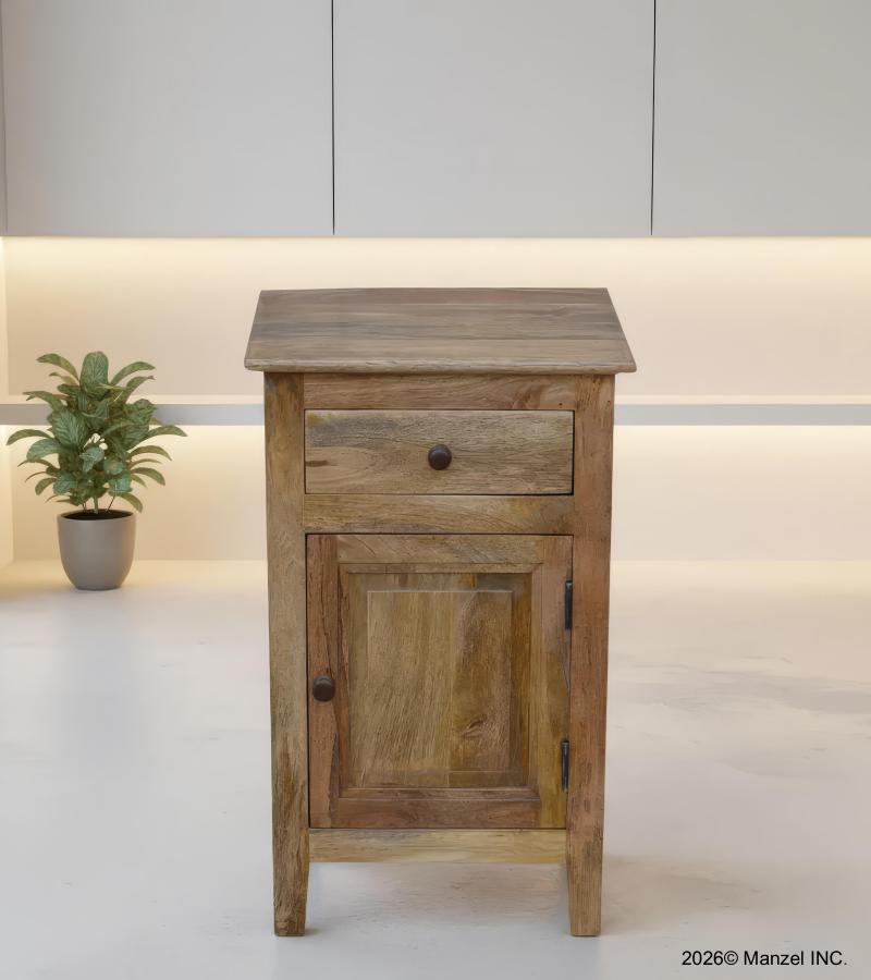 Solid Wood End Table