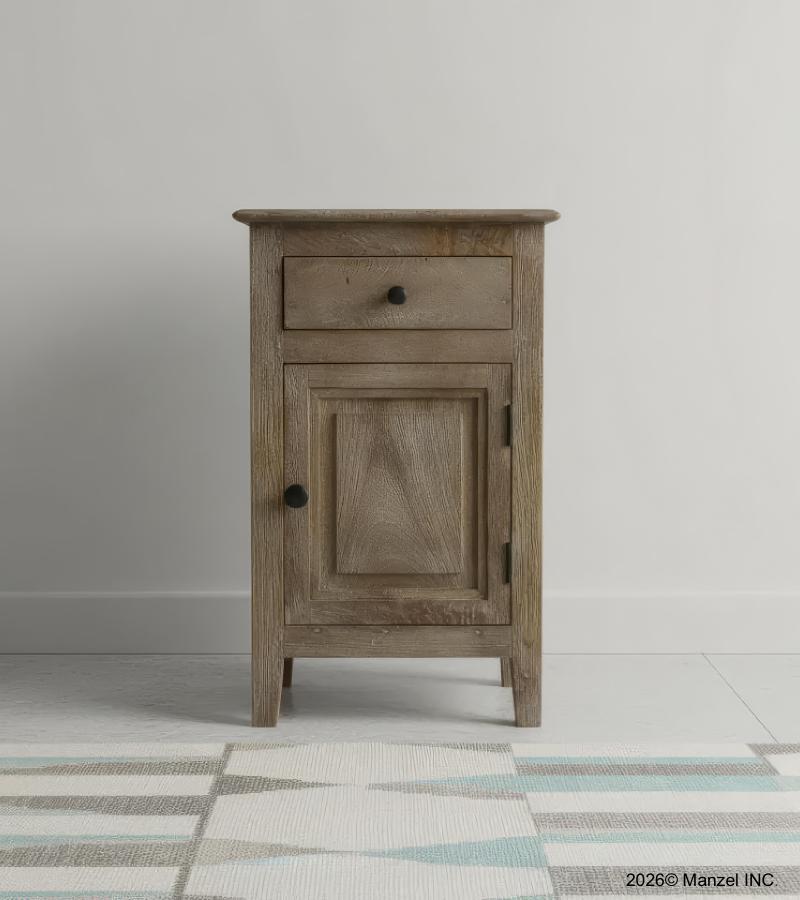 SOLID WOOD NIGHTSTAND / END TABLE