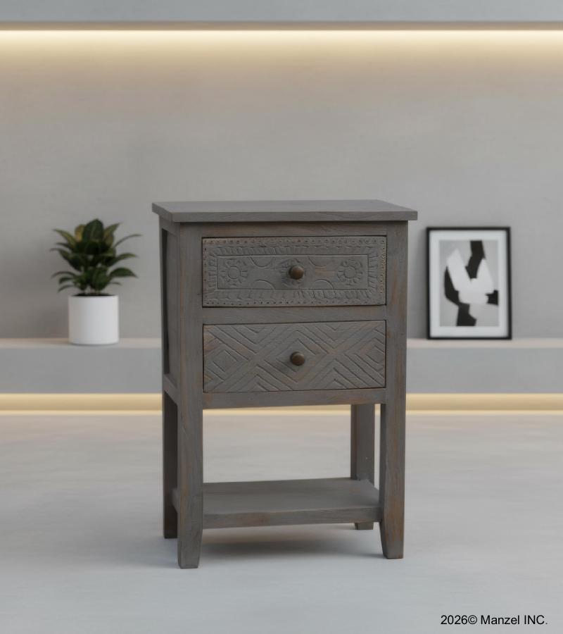 SOLID WOOD END TABLE SIDE TABLE