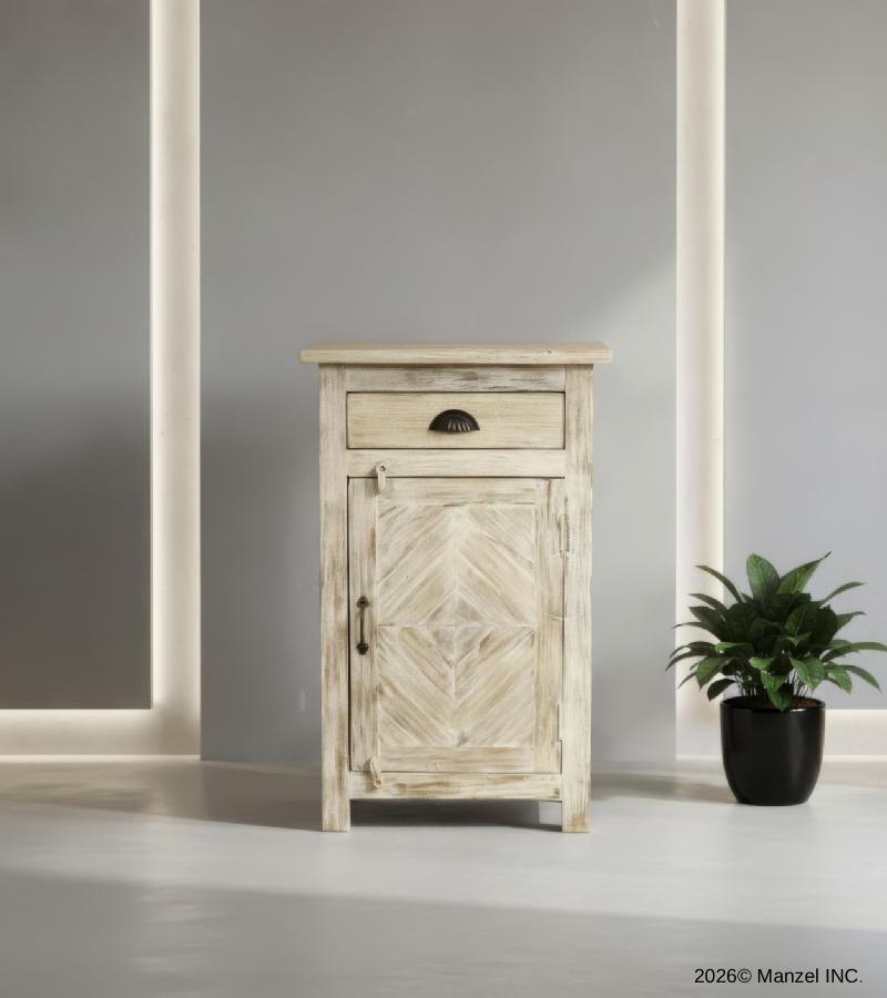 SOLID RECLAIMED TEAK WOOD END TABLE