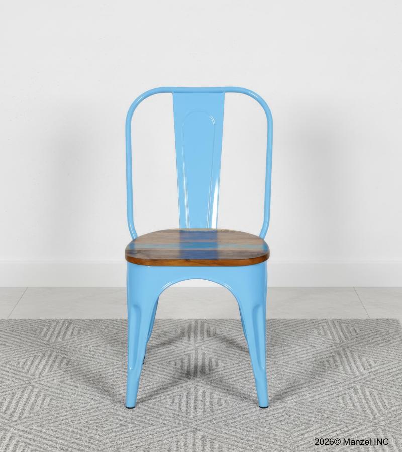WOODEN IRON CHAIR 