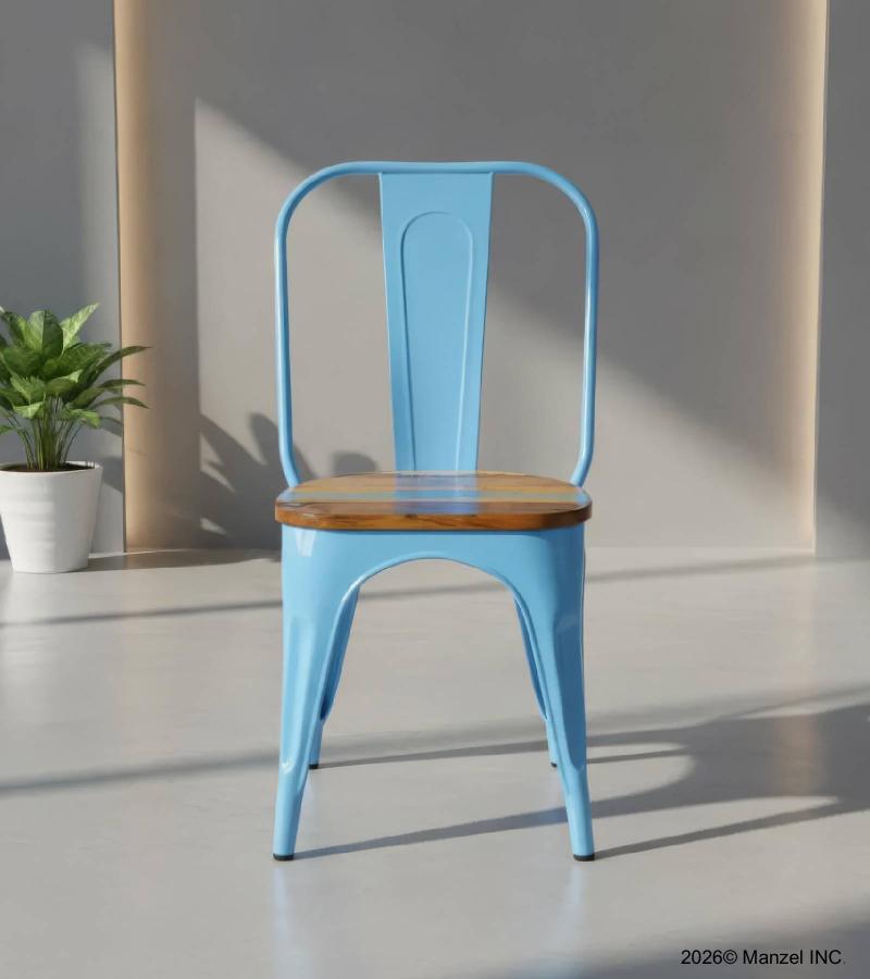WOODEN IRON CHAIR 