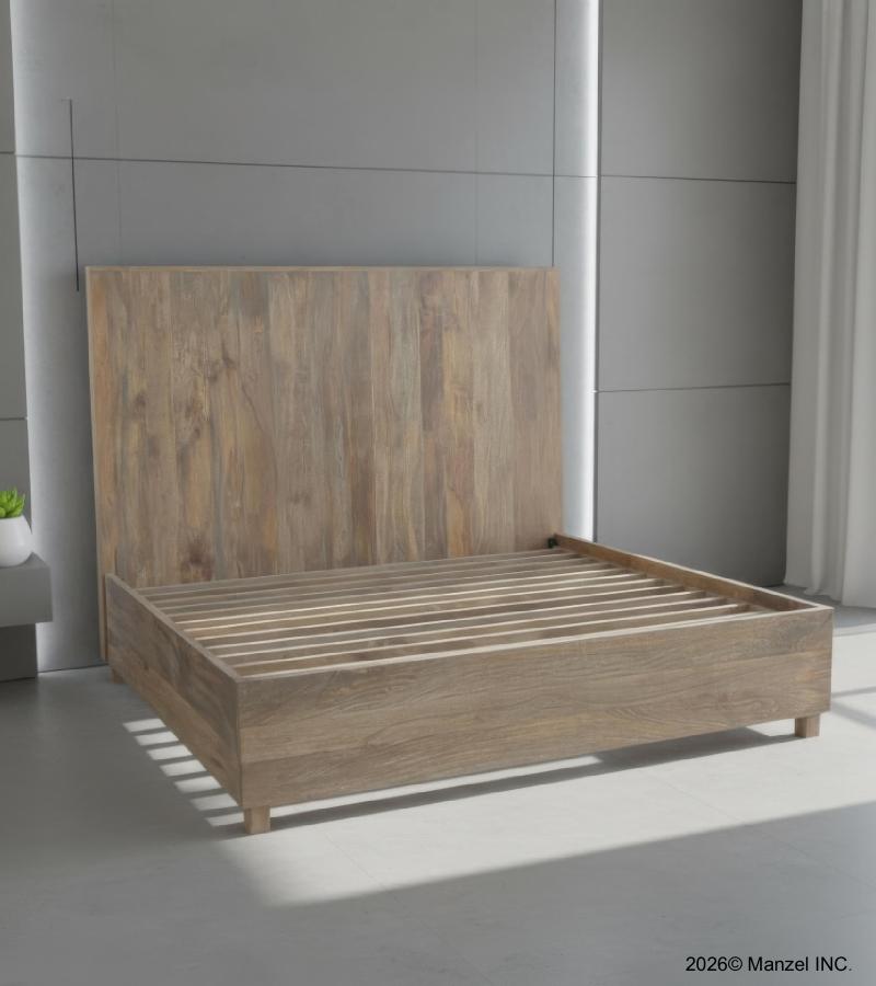 SOLID WOOD King Bed
