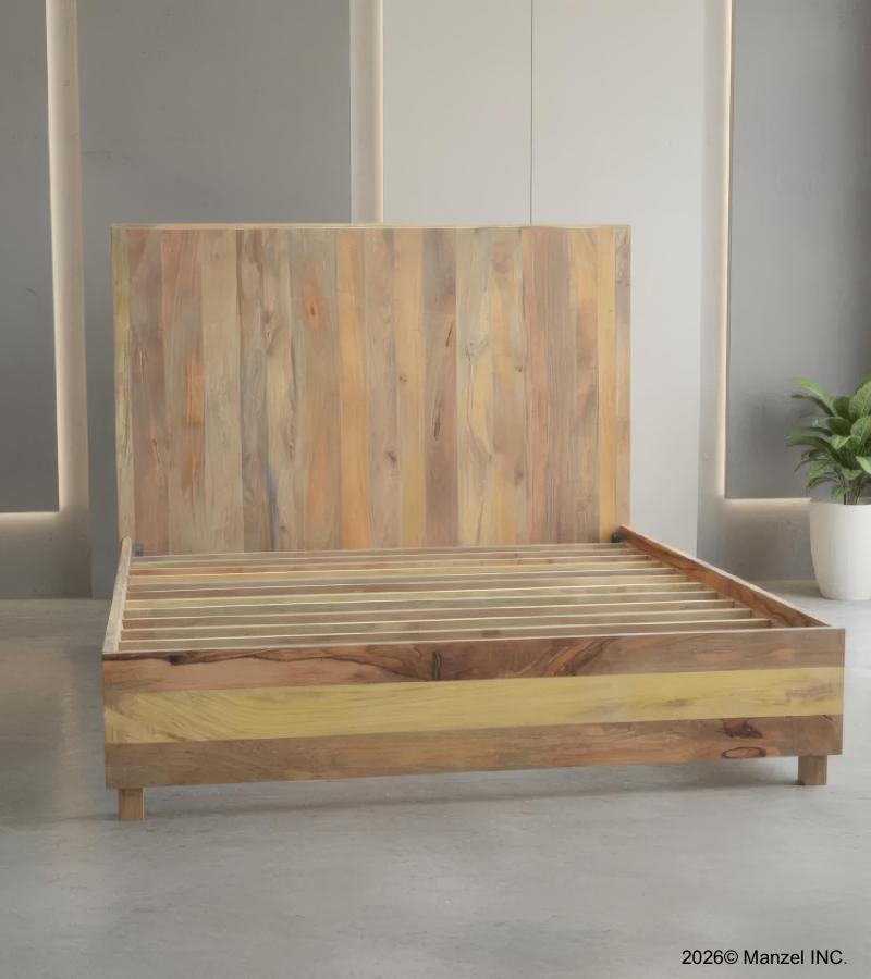SOLID WOOD King Bed