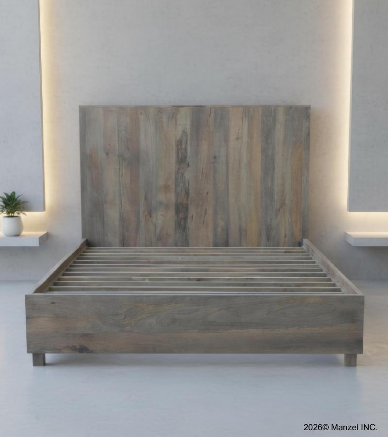 SOLID WOOD Queen bed