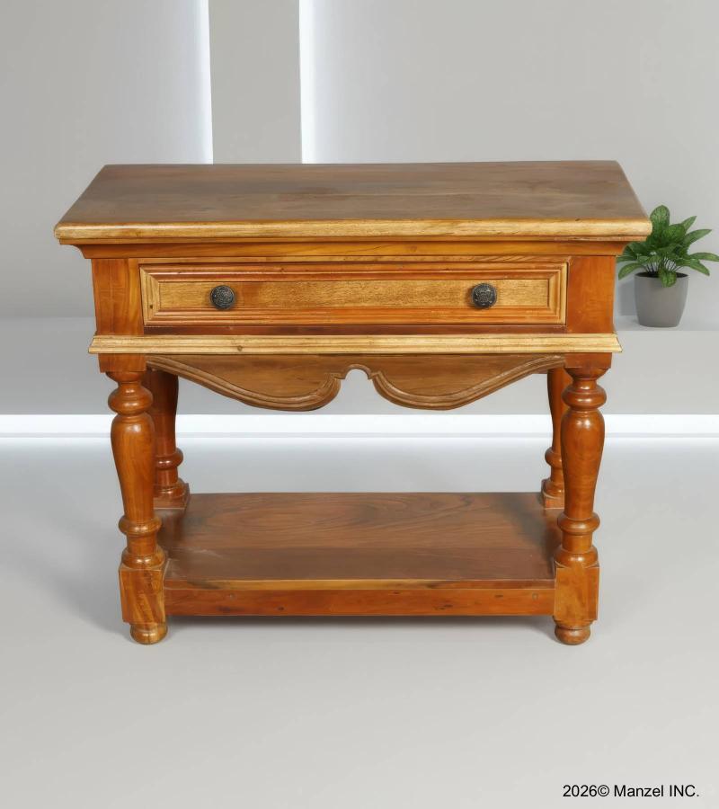 SOLID RECLAIMED TEAK WOOD CONSOLE