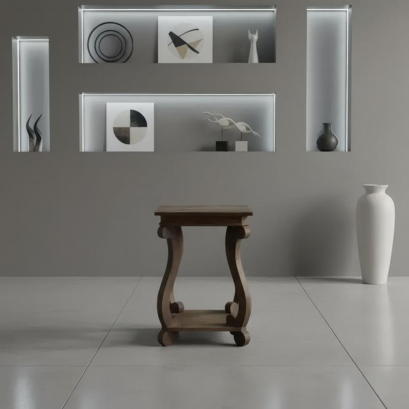 SOLID WOOD END TABLE SIDE TABLE