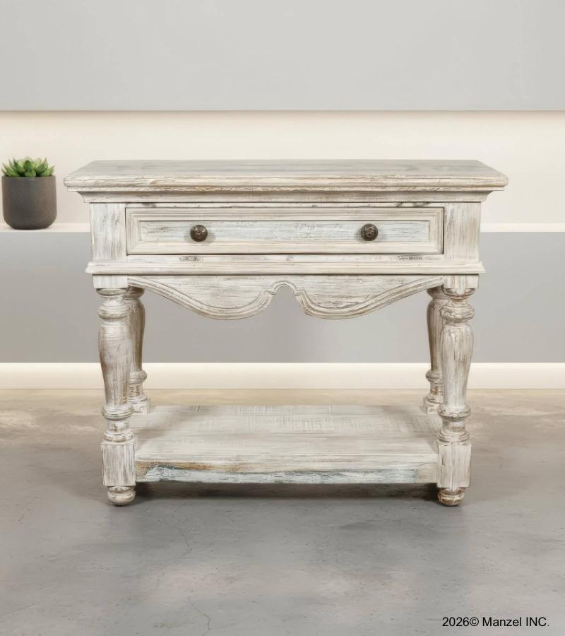 SOLID RECLAIMED TEAK WOOD CONSOLE TABLE