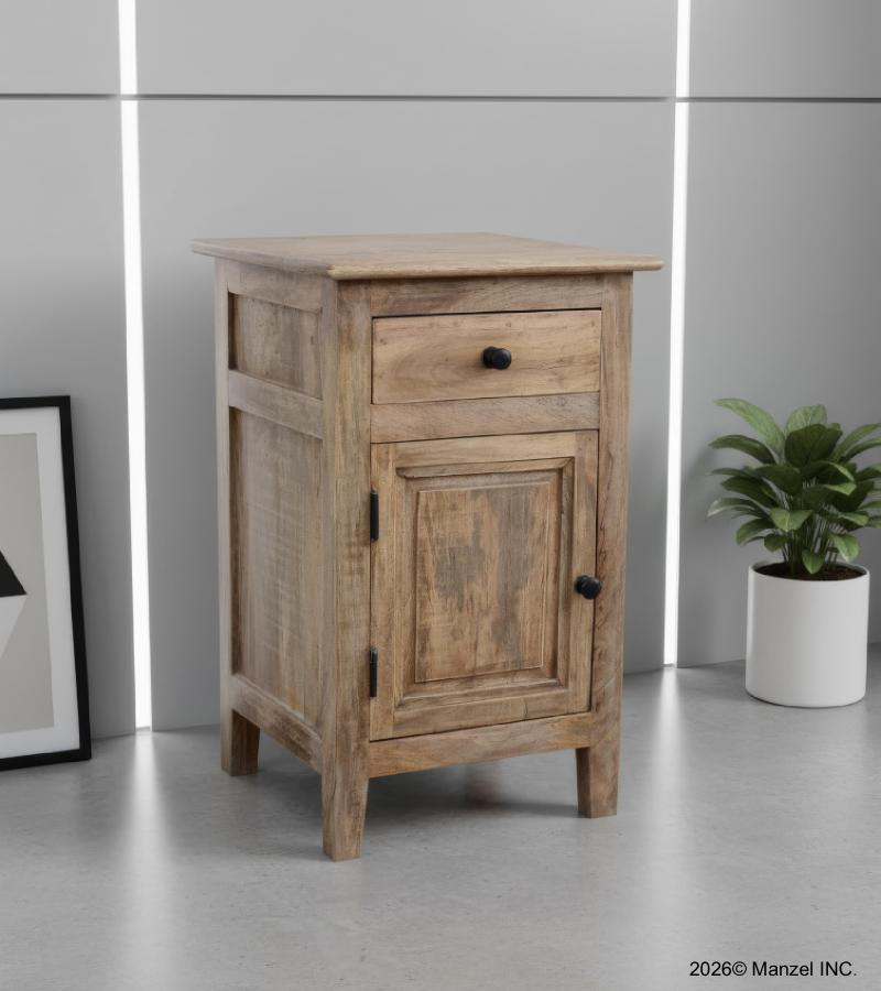 SOLID WOOD NIGHTSTAND / END TABLE