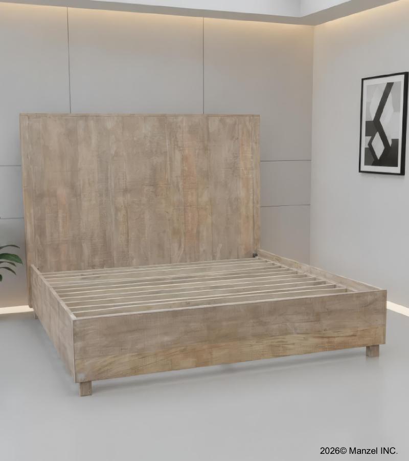 SOLID WOOD Queen bed