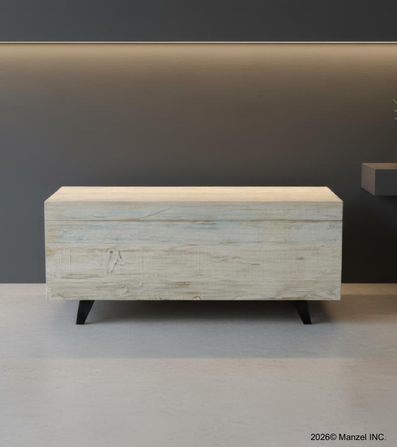 SOLID RECLAIMED TEAK WOOD STORAGE TRUNK / COFFEE TABLE