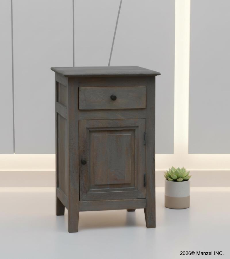 SOLID WOOD NIGHTSTAND / END TABLE