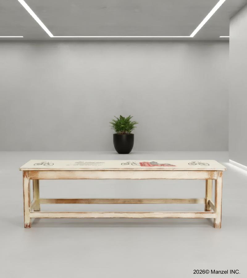 SOLID WOOD GRAPHIC DESIGN BENCH