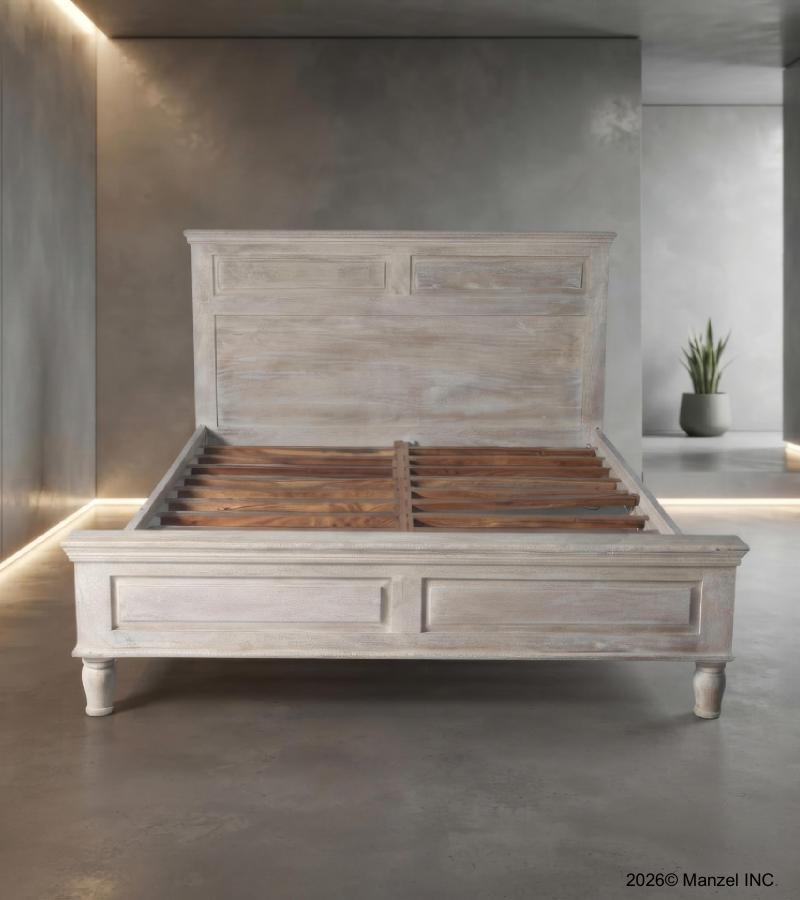 SOLID WOOD QUEEN SIZE BED