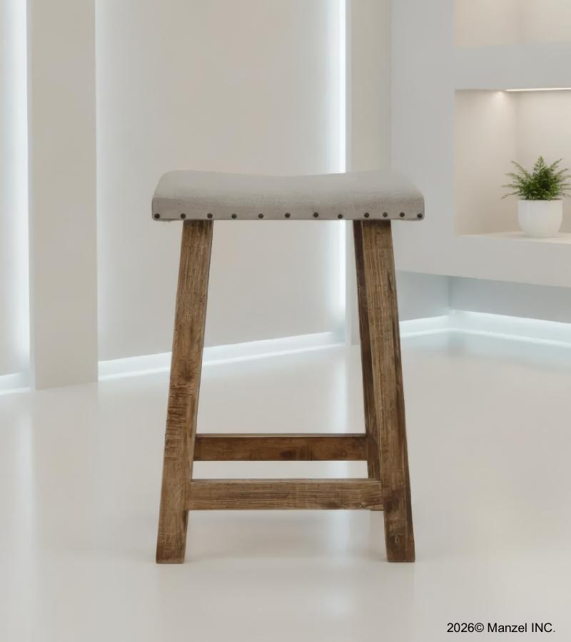 UPHOLSTERED COUNTER STOOL
