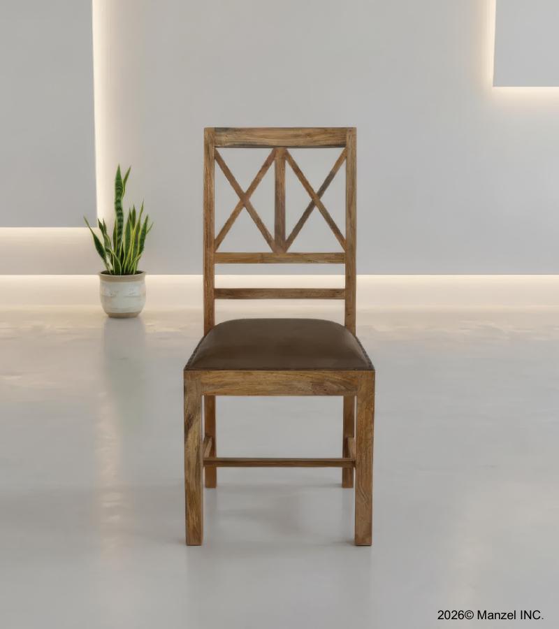 Wooden and Leather chair 