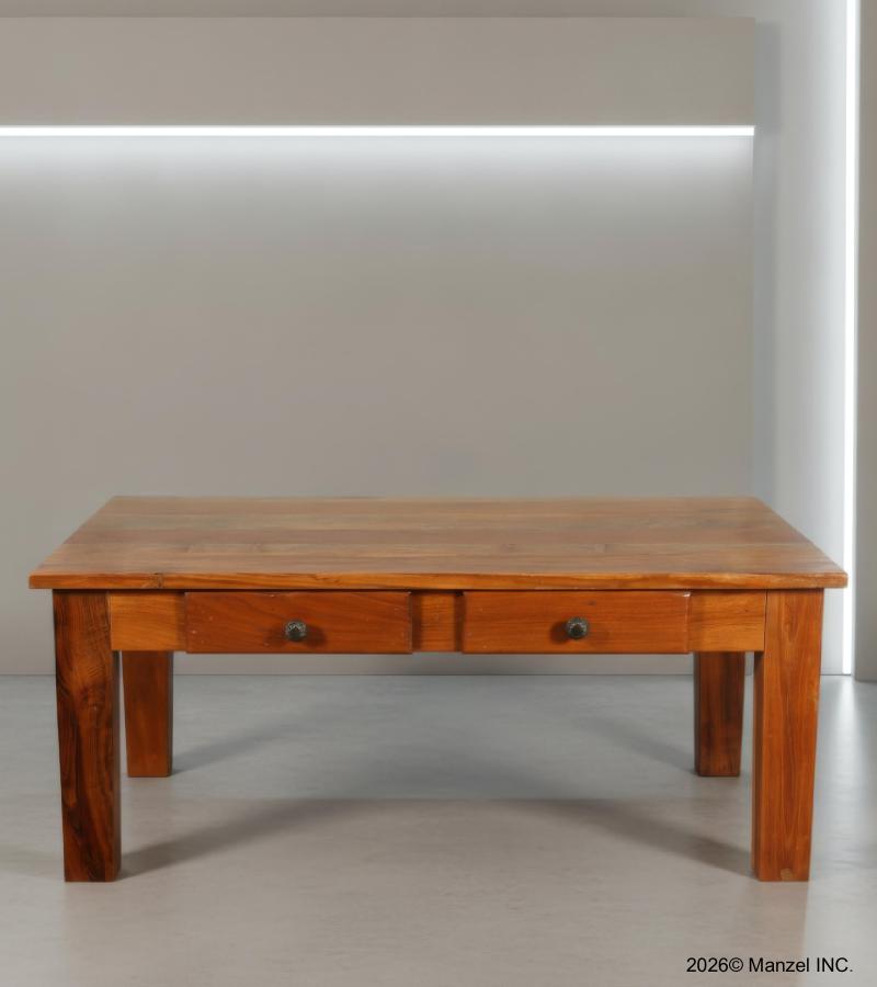 SOLID RECLAIMED TEAK WOOD COFFEE TABLE