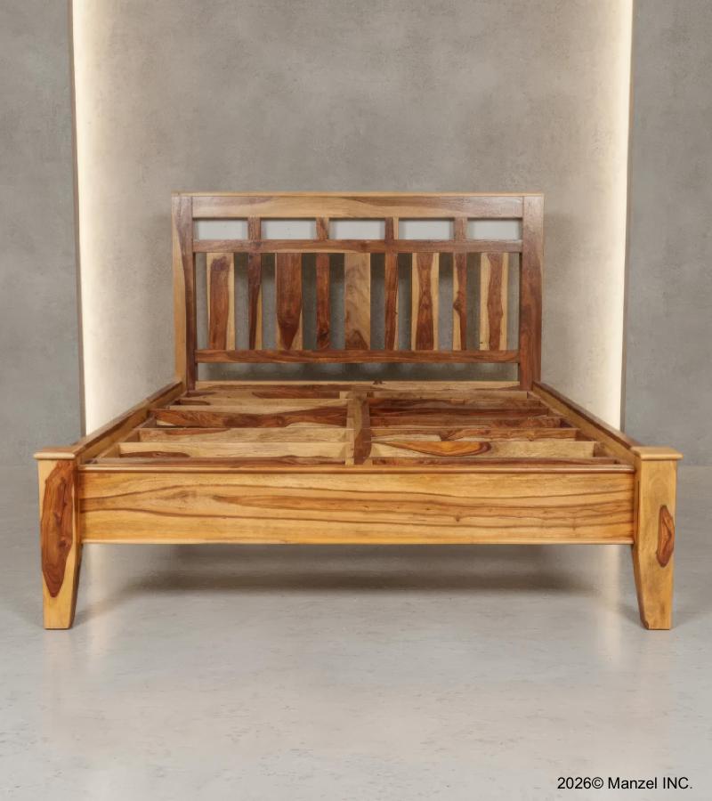 QUEEN ROSEWOOD BED