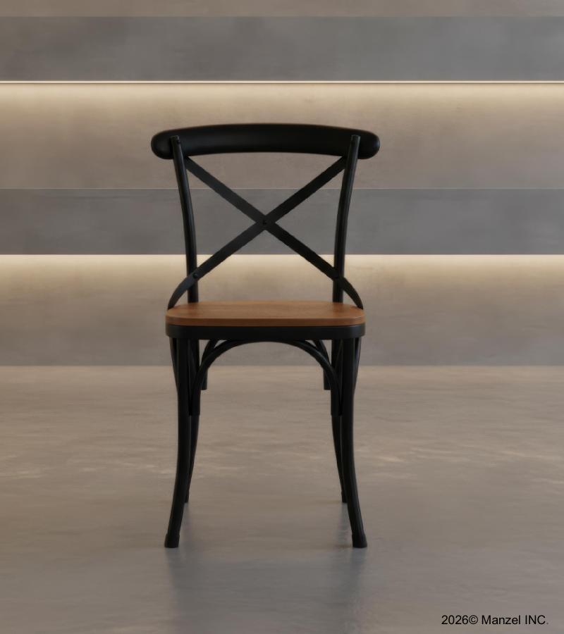 WOODEN IRON CHAIR