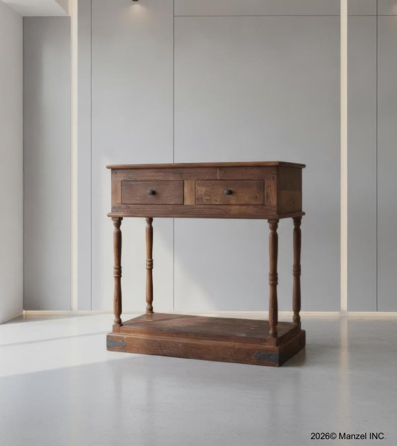 RECLAIMED TEAK WOOD CONSOLE
