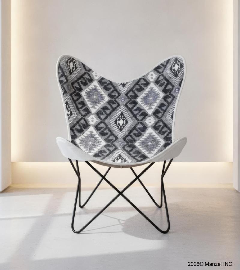 CANVAS & IRON BUTTERFLY CHAIR