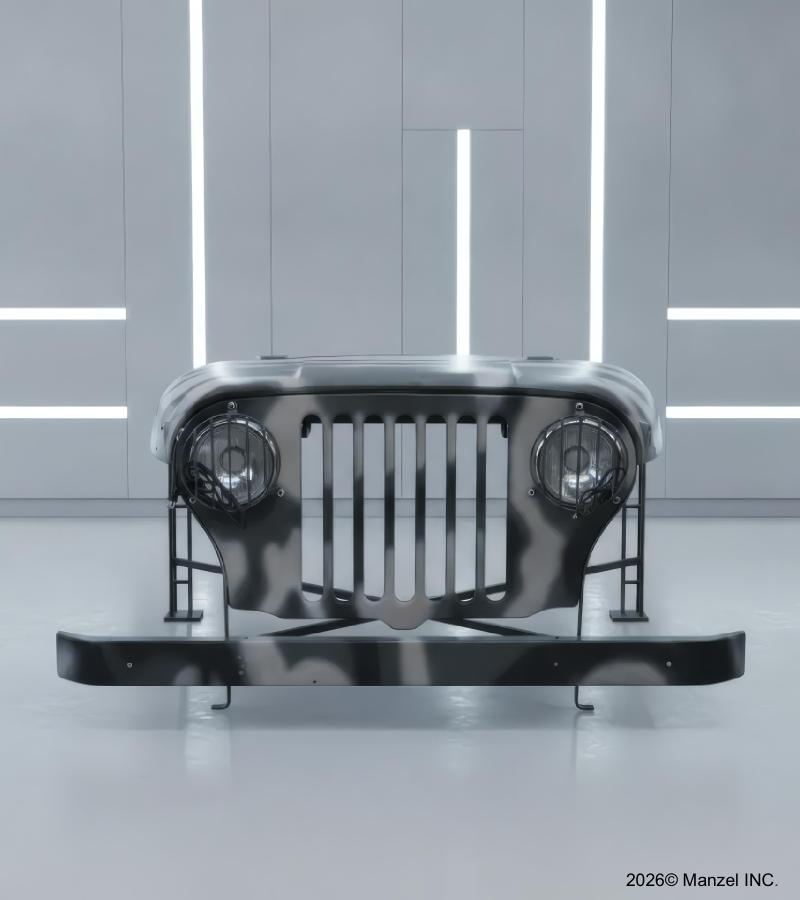 METAL JEEP INSPIRED DESK