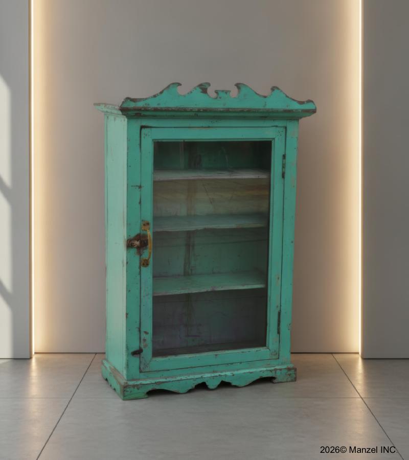 WOODEN WALL SHOWCASE