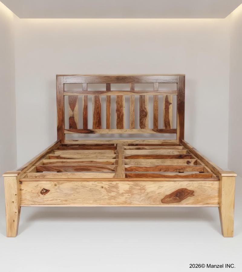 QUEEN ROSEWOOD BED