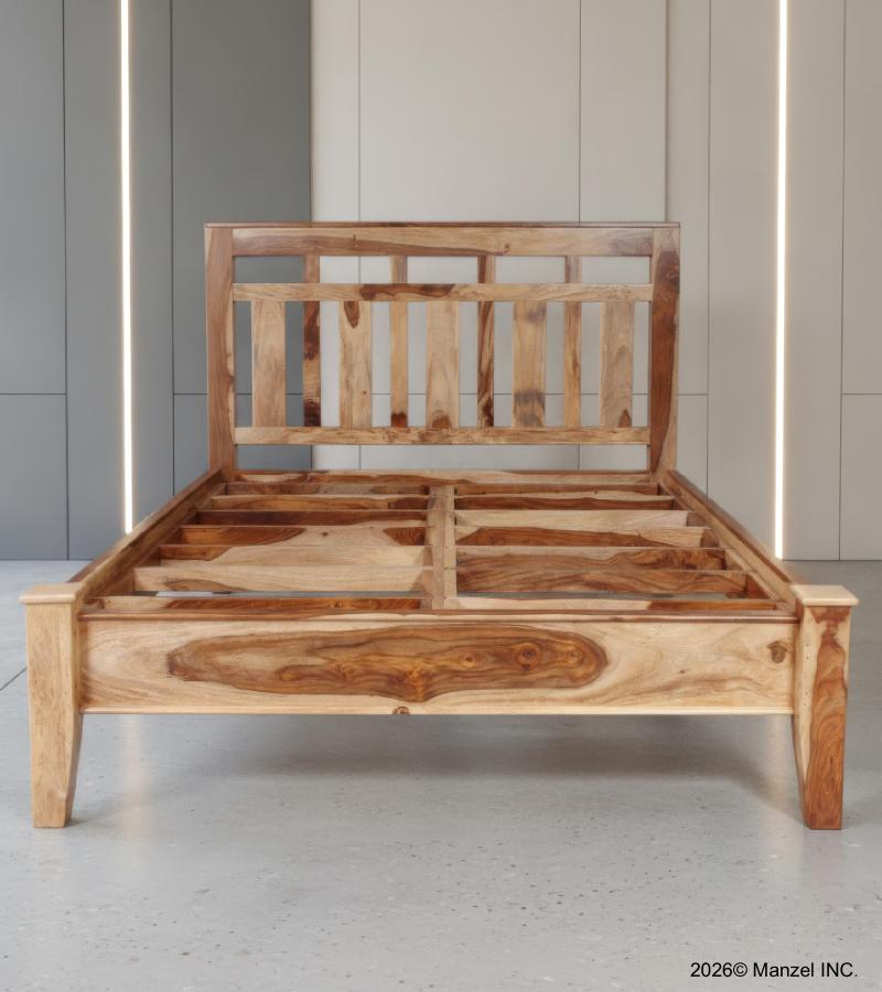 QUEEN ROSEWOOD BED