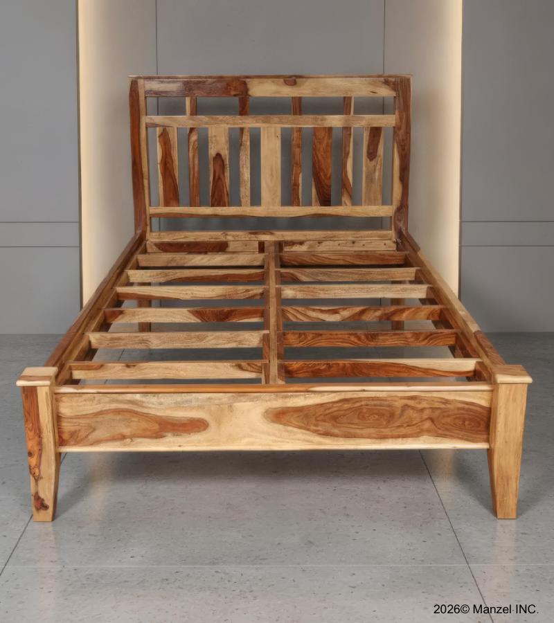 QUEEN ROSEWOOD BED