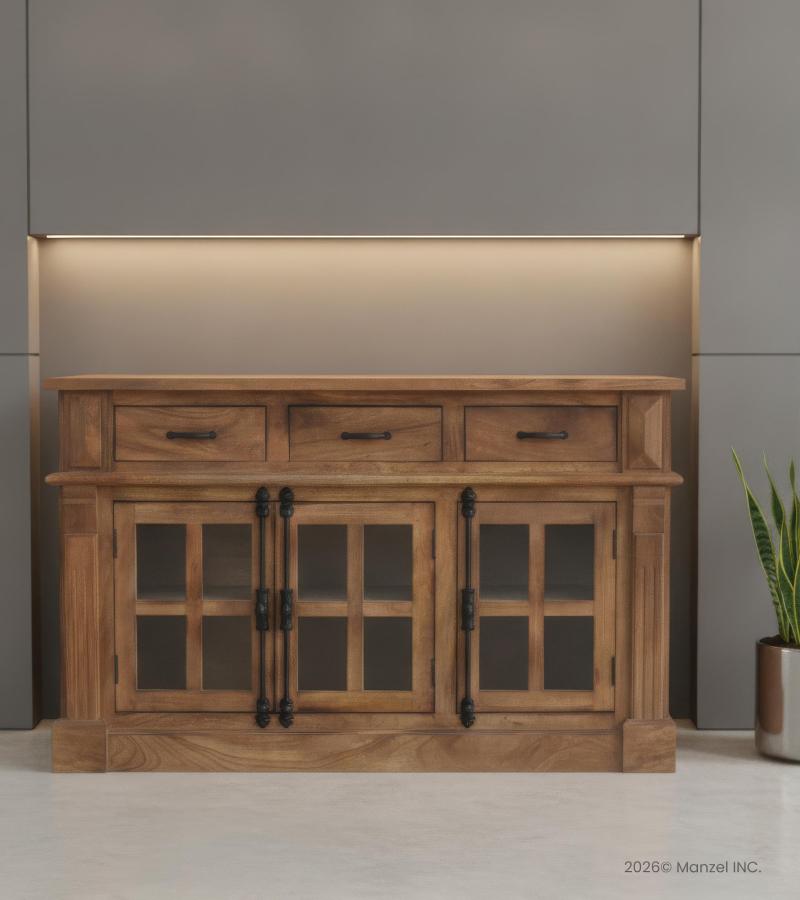WOODEN SIDEBOARD