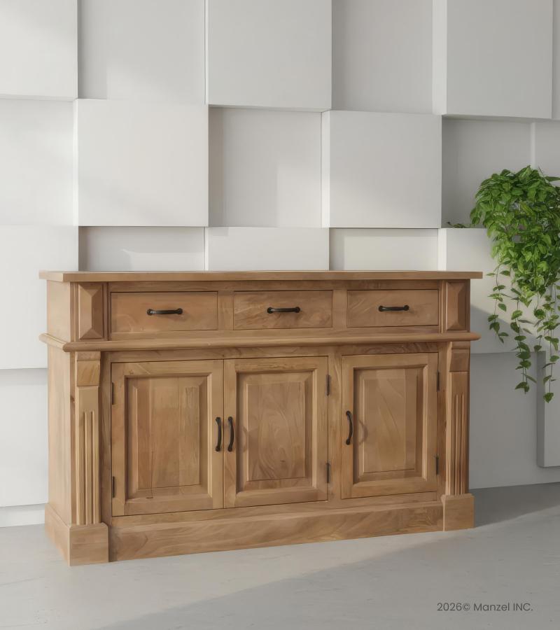 WOODEN SIDEBOARD