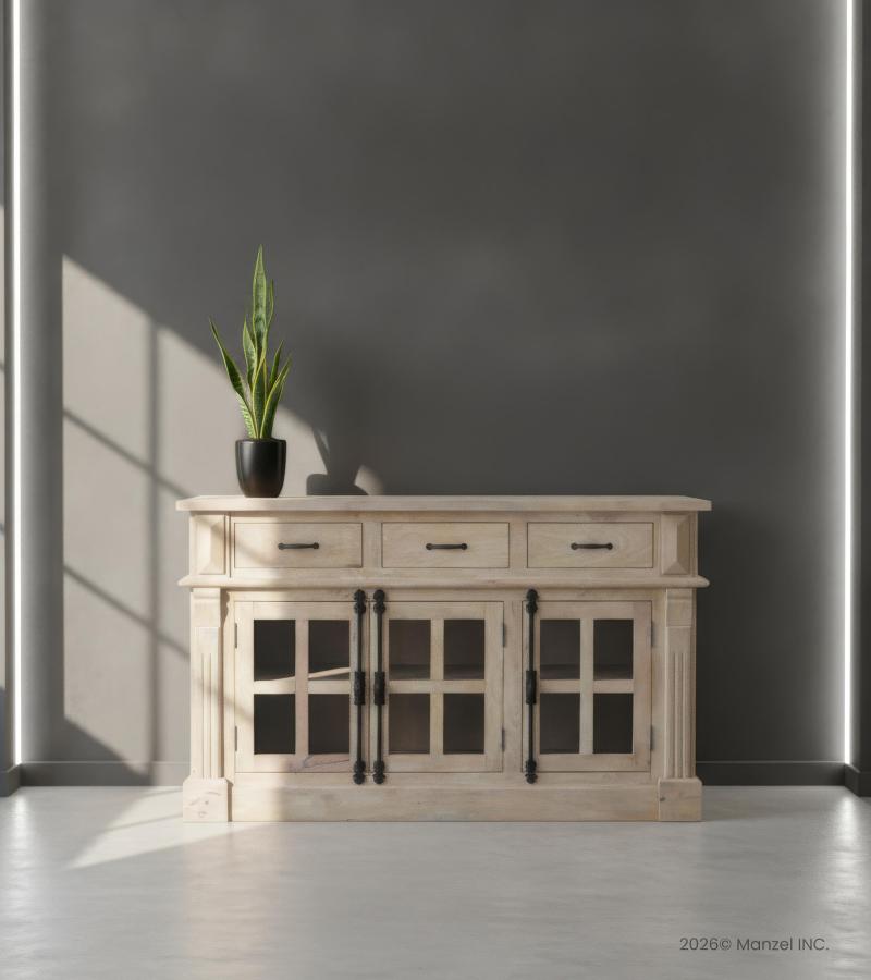 WOODEN SIDEBOARD