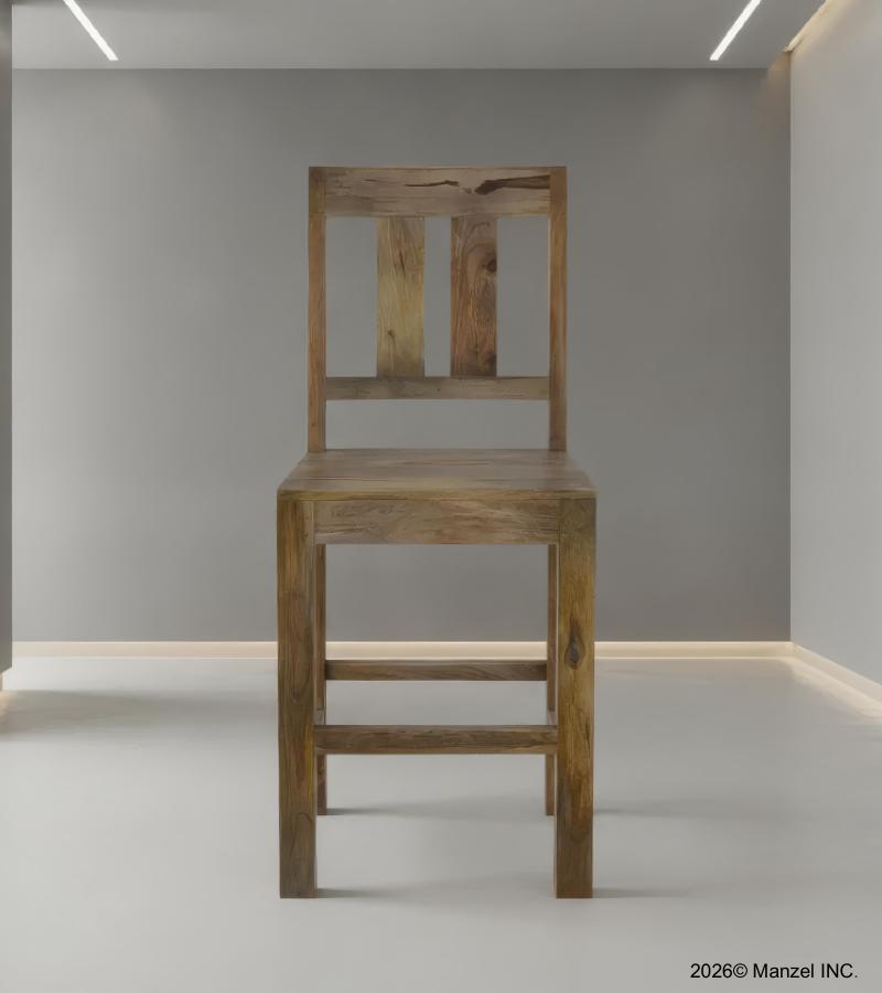 Bar wood stool