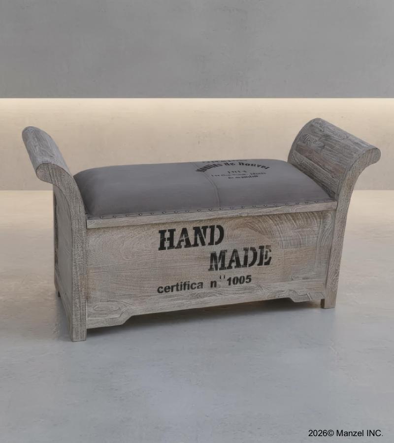 UPHOLSTERED STORAGE BENCH TRUNK