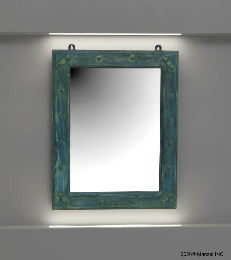 SOLID RECLAIMED WOOD FRAME & MIRROR