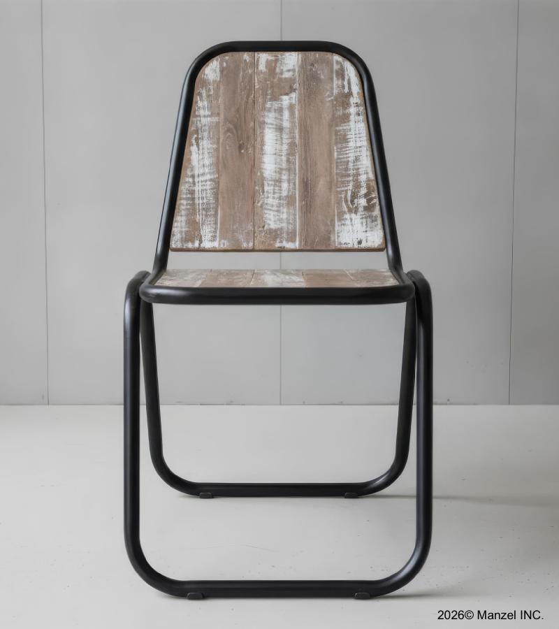 Wooden Iron Chair