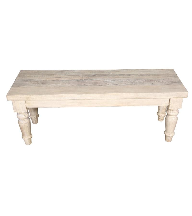 SOLID RECLAIMED TEAK WOOD BENCH