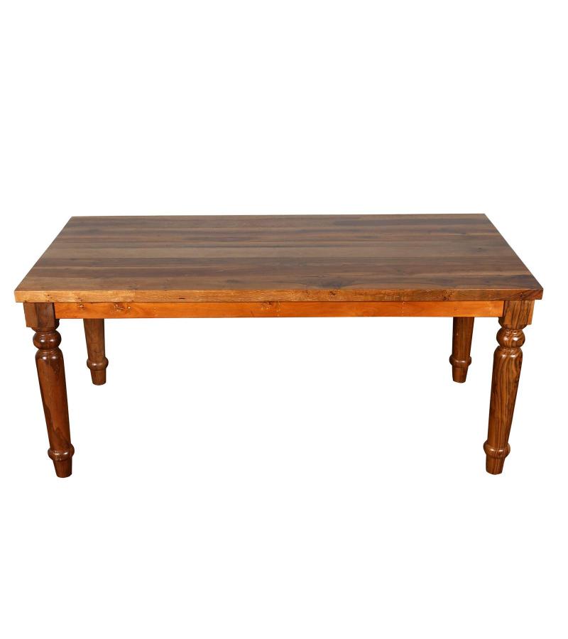RECLAIMED SOLID TEAK WOOD DINING TABLE.