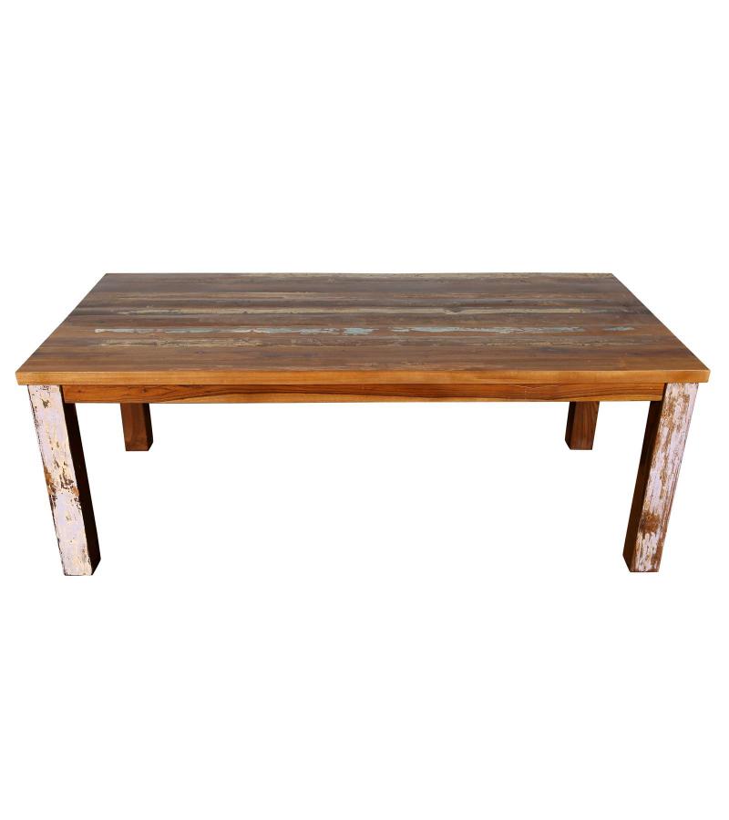RECLAIMED SOLID TEAK WOOD DINING TABLE