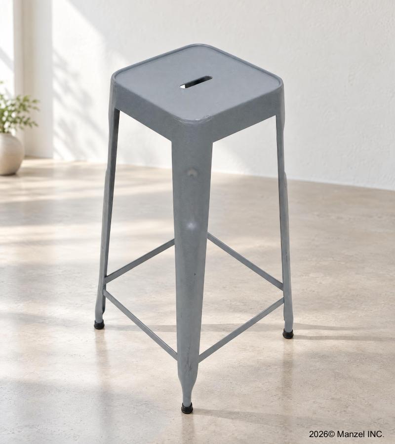 Solid Iron Stool