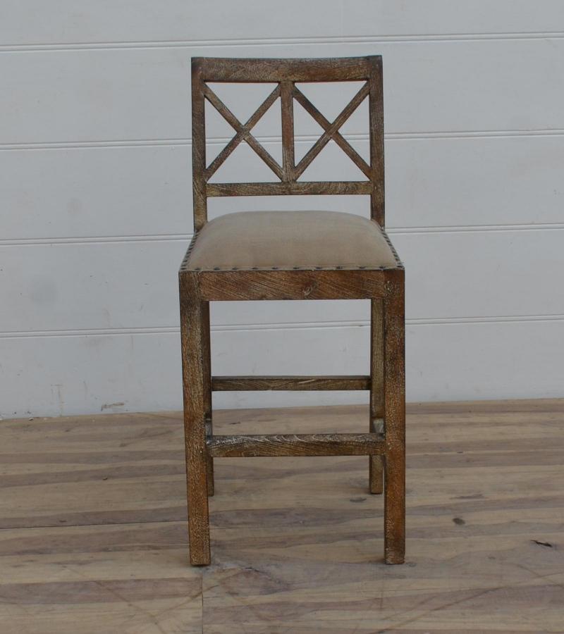 Counter Chair  fabric seat