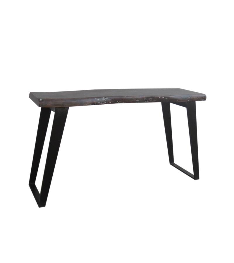 SOLID LIVE EDGE WOOD CONSOLE