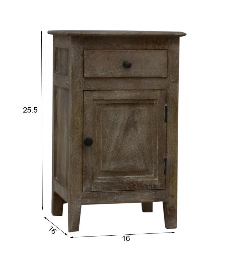 SOLID WOOD NIGHTSTAND / END TABLE