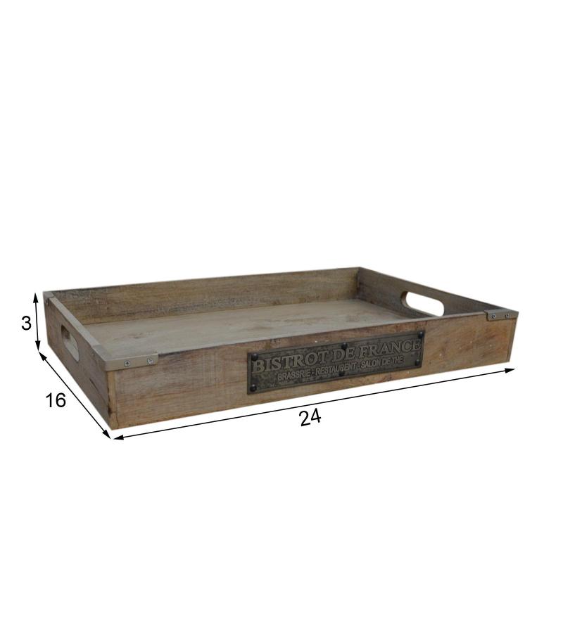 WOODEN TRAY