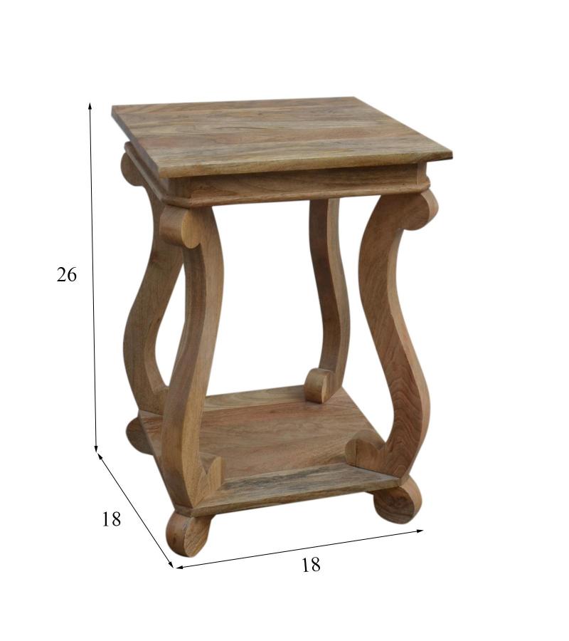 SOLID WOOD END TABLE SIDE TABLE