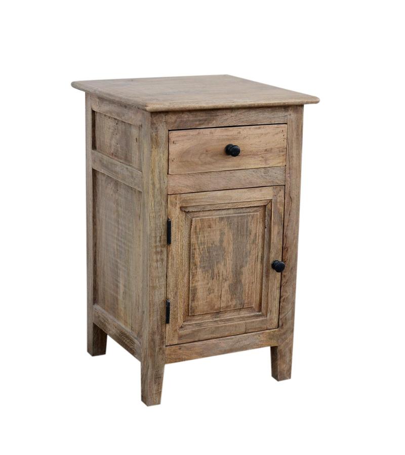 SOLID WOOD NIGHTSTAND / END TABLE