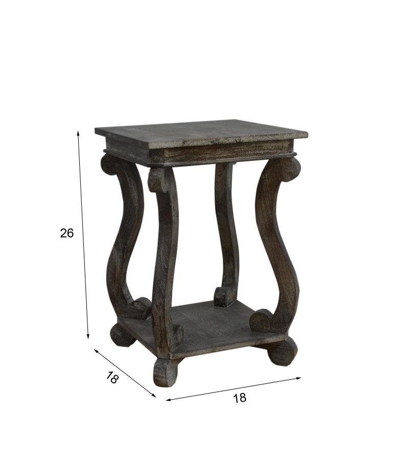SOLID WOOD END TABLE SIDE TABLE