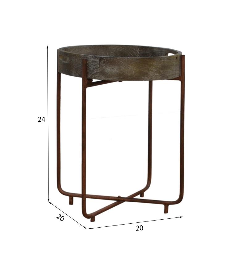 IRON SIDE TABLE